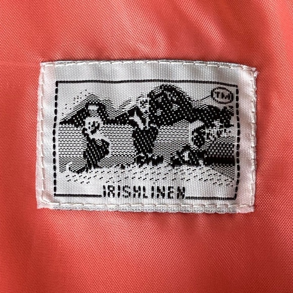 Nikki Valentine 100% Irish Linen Sleeveless A-Line Dress Size 6 Coral - Picture 10 of 13